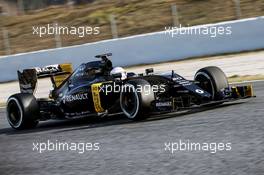 Kevin Magnussen (DEN) Renault Sport F1 Team RS16. 24.02.2016. Formula One Testing, Day Three, Barcelona, Spain. Wednesday.