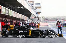 Kevin Magnussen (DEN) Renault Sport F1 Team RS16. 24.02.2016. Formula One Testing, Day Three, Barcelona, Spain. Wednesday.