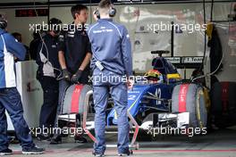 Felipe Nasr (BRA) Sauber C34. 24.02.2016. Formula One Testing, Day Three, Barcelona, Spain. Wednesday.
