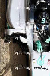 Nico Rosberg (GER) Mercedes AMG F1 W07 Hybrid. 24.02.2016. Formula One Testing, Day Three, Barcelona, Spain. Wednesday.