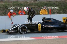 Kevin Magnussen (DEN), Renault Sport F1 Team  24.02.2016. Formula One Testing, Day Three, Barcelona, Spain. Wednesday.