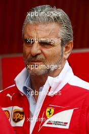 Maurizio Arrivabene (ITA) Ferrari Team Principal. 24.02.2016. Formula One Testing, Day Three, Barcelona, Spain. Wednesday.