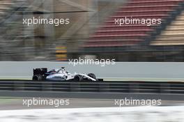Felipe Massa (BRA) Williams FW38. 24.02.2016. Formula One Testing, Day Three, Barcelona, Spain. Wednesday.