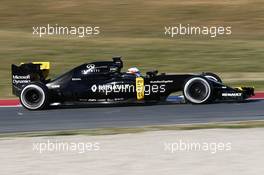 Kevin Magnussen (DEN) Renault Sport F1 Team RS16. 24.02.2016. Formula One Testing, Day Three, Barcelona, Spain. Wednesday.