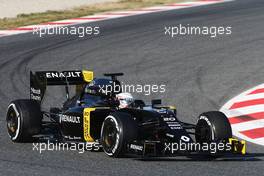 Kevin Magnussen (DEN) Renault Sport F1 Team RS16. 24.02.2016. Formula One Testing, Day Three, Barcelona, Spain. Wednesday.