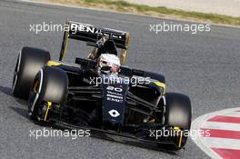 Kevin Magnussen (DEN) Renault Sport F1 Team RS16. 24.02.2016. Formula One Testing, Day Three, Barcelona, Spain. Wednesday.