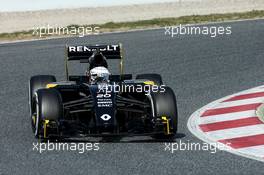 Kevin Magnussen (DEN) Renault Sport F1 Team RS16. 24.02.2016. Formula One Testing, Day Three, Barcelona, Spain. Wednesday.