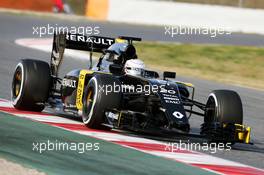 Kevin Magnussen (DEN) Renault Sport F1 Team RS16. 24.02.2016. Formula One Testing, Day Three, Barcelona, Spain. Wednesday.