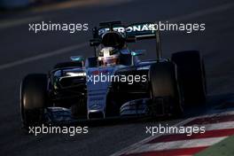 Lewis Hamilton (GBR), Mercedes AMG F1 Team  24.02.2016. Formula One Testing, Day Three, Barcelona, Spain. Wednesday.