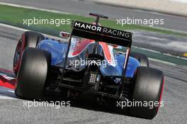 Rio Haryanto (IDN) Manor Racing MRT05. 04.03.2016. Formula One Testing, Day Four, Barcelona, Spain. Friday.