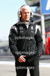 Geoff Willis (GBR) Mercedes AMG F1 Technology Director. 04.03.2016. Formula One Testing, Day Four, Barcelona, Spain. Friday.