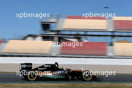 Sergio Perez (MEX), Sahara Force India  04.03.2016. Formula One Testing, Day Four, Barcelona, Spain. Friday.