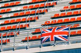 A union flag in the grandstand. 04.03.2016. Formula One Testing, Day Four, Barcelona, Spain. Friday.