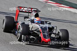Romain Grosjean (FRA) Haas F1 Team VF-16. 04.03.2016. Formula One Testing, Day Four, Barcelona, Spain. Friday.