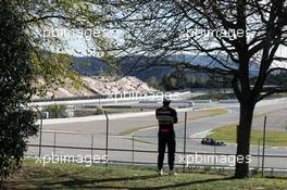 Sergio Perez (MEX) Sahara Force India F1. 03.03.2016. Formula One Testing, Day Three, Barcelona, Spain. Thursday.