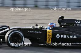 Jolyon Palmer (GBR) Renault Sport F1 Team RS16. 03.03.2016. Formula One Testing, Day Three, Barcelona, Spain. Thursday.