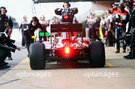 Fernando Alonso (ESP) McLaren MP4-31 in the pits. 03.03.2016. Formula One Testing, Day Three, Barcelona, Spain. Thursday.