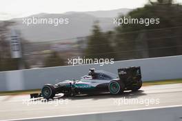 Nico Rosberg (GER) Mercedes AMG F1 W07 Hybrid. 03.03.2016. Formula One Testing, Day Three, Barcelona, Spain. Thursday.