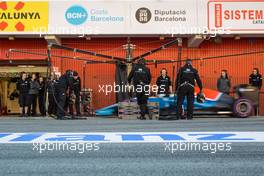 Pascal Wehrlein (GER) Manor Racing MRT05 practices a pit stop. 03.03.2016. Formula One Testing, Day Three, Barcelona, Spain. Thursday.