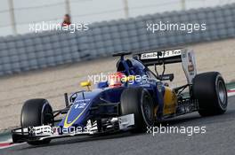 Felipe Nasr (BRA) Sauber C35. 03.03.2016. Formula One Testing, Day Three, Barcelona, Spain. Thursday.