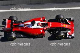 Kimi Raikkonen (FIN) Ferrari SF16-H. 03.03.2016. Formula One Testing, Day Three, Barcelona, Spain. Thursday.