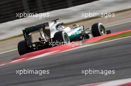 Nico Rosberg (GER) Mercedes AMG F1 W07 Hybrid. 03.03.2016. Formula One Testing, Day Three, Barcelona, Spain. Thursday.