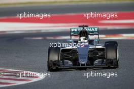 Lewis Hamilton (GBR) Mercedes AMG F1 W07 Hybrid. 03.03.2016. Formula One Testing, Day Three, Barcelona, Spain. Thursday.