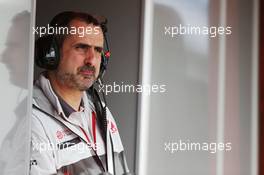 Ben Agathangelou (GBR) Haas F1 Team Head of Aerodynamics. 03.03.2016. Formula One Testing, Day Three, Barcelona, Spain. Thursday.