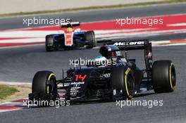 Fernando Alonso (ESP) McLaren MP4-31. 01.03.2016. Formula One Testing, Day One, Barcelona, Spain. Tuesday.