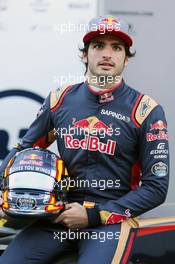 Carlos Sainz Jr (ESP) Scuderia Toro Rosso. 01.03.2016. Formula One Testing, Day One, Barcelona, Spain. Tuesday.