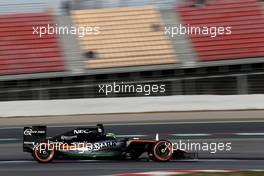 Nico Hulkenberg (GER), Sahara Force India  01.03.2016. Formula One Testing, Day One, Barcelona, Spain. Tuesday.
