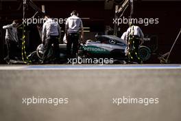 Lewis Hamilton (GBR) Mercedes AMG F1 W07 Hybrid. 01.03.2016. Formula One Testing, Day One, Barcelona, Spain. Tuesday.