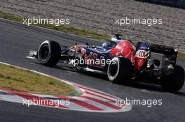 Max Verstappen (NLD) Scuderia Toro Rosso STR11. 01.03.2016. Formula One Testing, Day One, Barcelona, Spain. Tuesday.