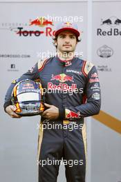 Carlos Sainz Jr (ESP) Scuderia Toro Rosso. 01.03.2016. Formula One Testing, Day One, Barcelona, Spain. Tuesday.