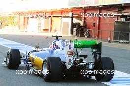 Felipe Nasr (BRA) Sauber C35 leaves the pits. 01.03.2016. Formula One Testing, Day One, Barcelona, Spain. Tuesday.