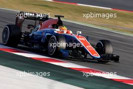 Rio Haryanto (IDN), Manor Racing  01.03.2016. Formula One Testing, Day One, Barcelona, Spain. Tuesday.