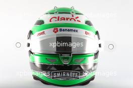 The helmet of Nico Hulkenberg (GER) Sahara Force India F1. 02.03.2016. Formula One Testing, Day Two, Barcelona, Spain. Wednesday.