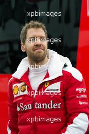 Sebastian Vettel (GER) Ferrari. 02.03.2016. Formula One Testing, Day Two, Barcelona, Spain. Wednesday.