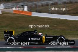 Kevin Magnussen (DEN) Renault Sport F1 Team RE16. 02.03.2016. Formula One Testing, Day Two, Barcelona, Spain. Wednesday.