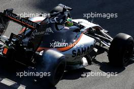 Sergio Perez (MEX), Sahara Force India  02.03.2016. Formula One Testing, Day Two, Barcelona, Spain. Wednesday.