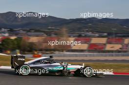 Nico Rosberg (GER) Mercedes AMG F1 W07 Hybrid. 02.03.2016. Formula One Testing, Day Two, Barcelona, Spain. Wednesday.