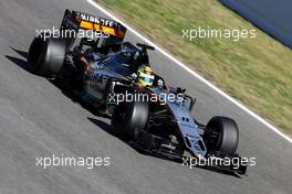 Sergio Perez (MEX), Sahara Force India  02.03.2016. Formula One Testing, Day Two, Barcelona, Spain. Wednesday.