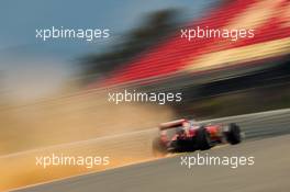 Sebastian Vettel (GER) Ferrari SF16-H runs wide. 02.03.2016. Formula One Testing, Day Two, Barcelona, Spain. Wednesday.