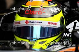 Sergio Perez (MEX), Sahara Force India  02.03.2016. Formula One Testing, Day Two, Barcelona, Spain. Wednesday.