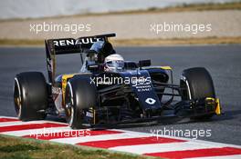 Kevin Magnussen (DEN) Renault Sport F1 Team RS16. 02.03.2016. Formula One Testing, Day Two, Barcelona, Spain. Wednesday.