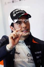 Sergio Perez (MEX) Sahara Force India F1. 02.03.2016. Formula One Testing, Day Two, Barcelona, Spain. Wednesday.