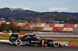 Kevin Magnussen (DEN) Renault Sport F1 Team RS16. 02.03.2016. Formula One Testing, Day Two, Barcelona, Spain. Wednesday.