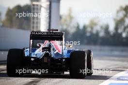 Pascal Wehrlein (GER) Manor Racing MRT05. 02.03.2016. Formula One Testing, Day Two, Barcelona, Spain. Wednesday.