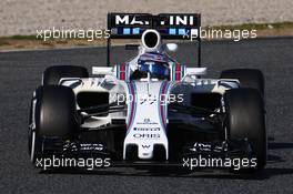 Valtteri Bottas (FIN) Williams Martini Racing FW38. 02.03.2016. Formula One Testing, Day Two, Barcelona, Spain. Wednesday.
