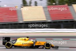 Kevin Magnussen (DEN), Renault Sport F1 Team  18.05.2016. Formula One In-Season Testing, Day Two, Barcelona, Spain. Wednesday.